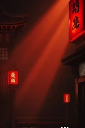 《长夜列车》剧集封面，夜色中亮着灯的末班车厢