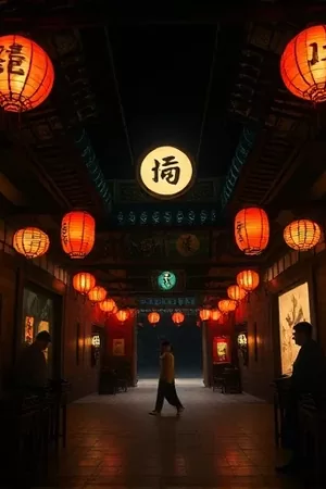 《云上三分熟》封面，天台上支起的小馆子与暖黄灯串